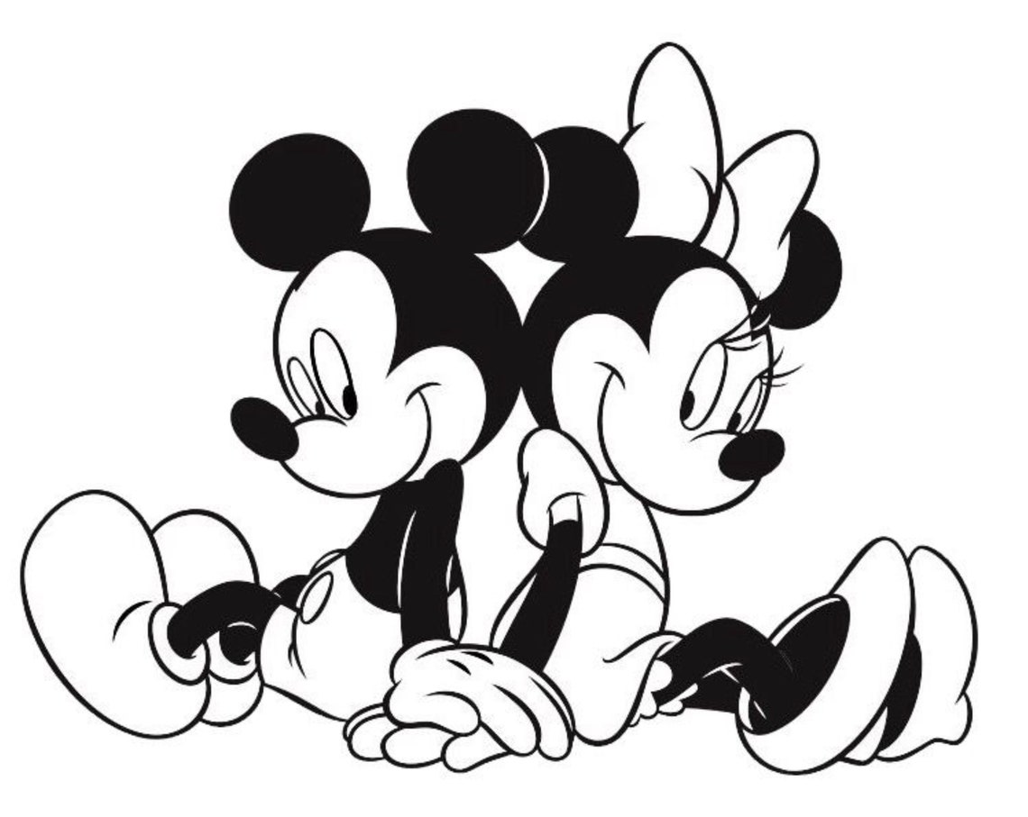 Mickey and Minnie mouse SVG cut files | Etsy
