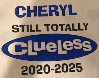 School Leavers Iron On Transfer: Glitter Vinyl Keepsake