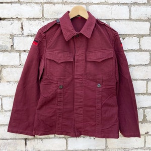 Red Chore Jacket Etsy Singapore