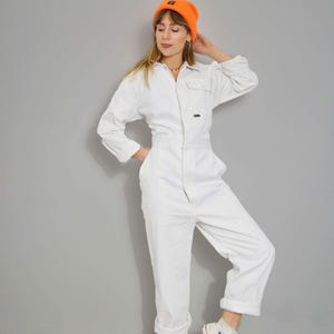 Vintage White Coveralls - Etsy