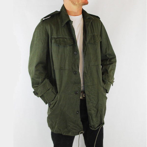 Greek M51 USA Style Army Military NATO Green Parka Jacket