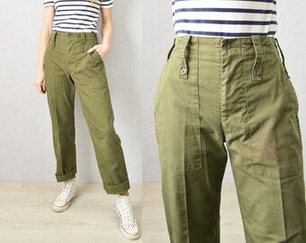 petite army trousers