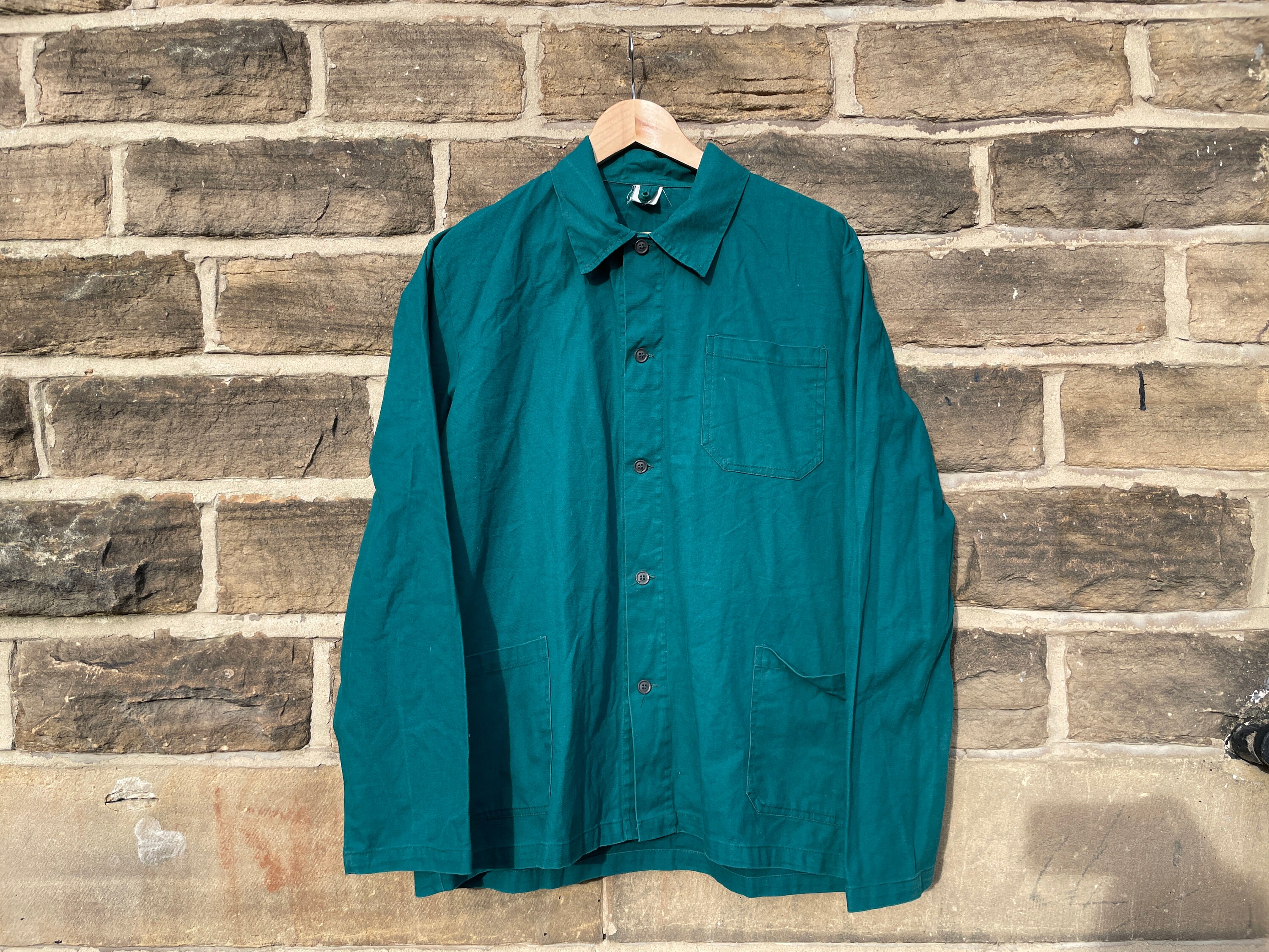 Vintage French Chore Worker Work Jackets Coat Green - All Sizes - Etsy
