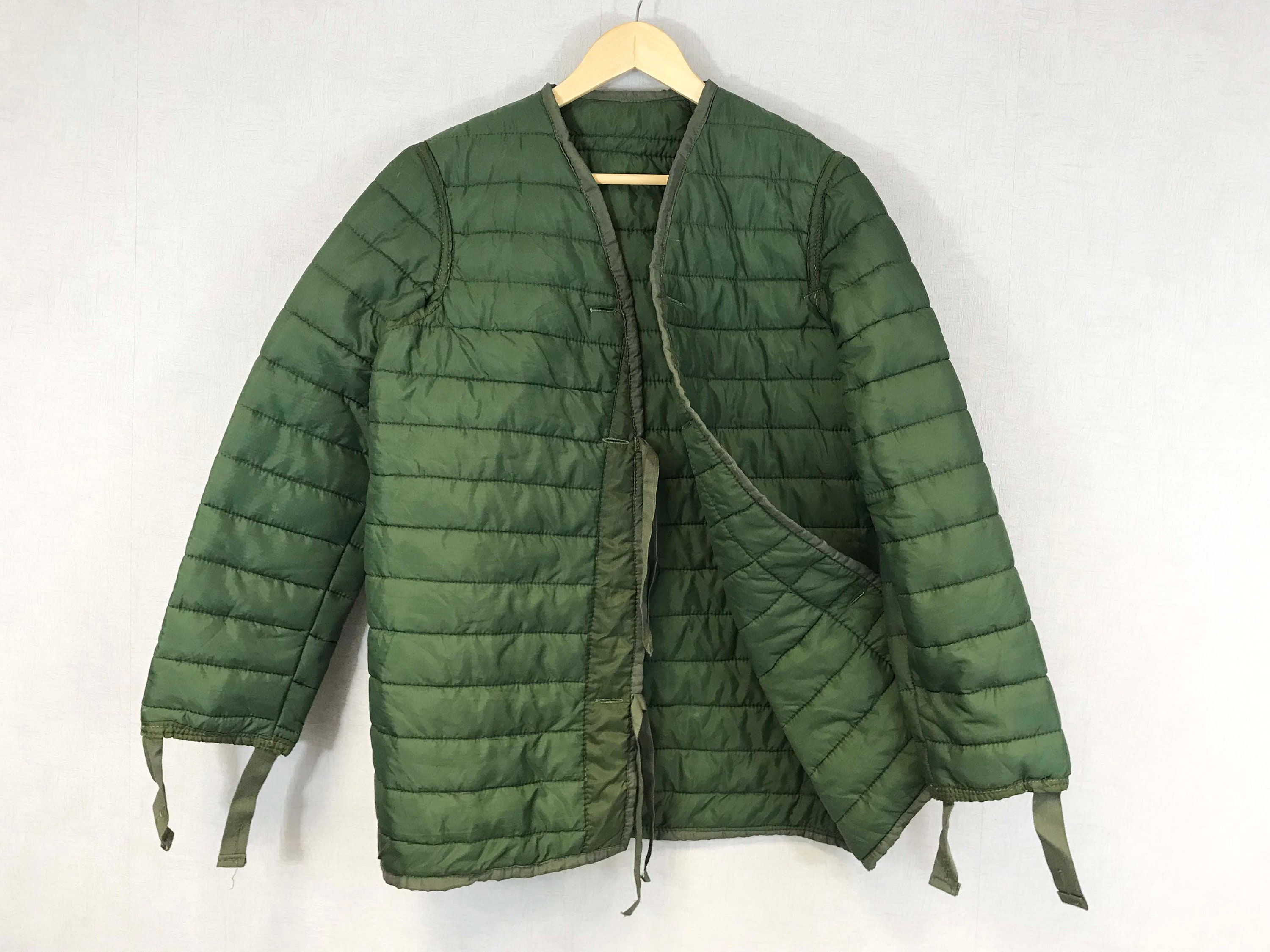 Military Quilted Padded Parka Jacket Liners Greek Green -  Norway