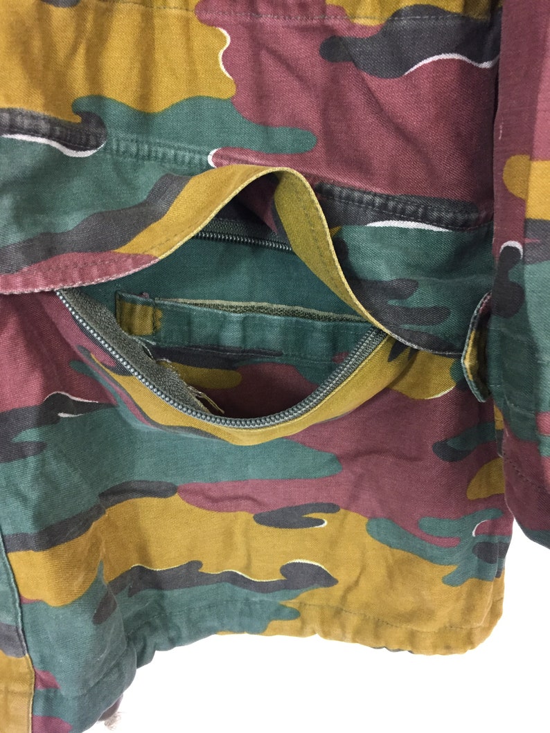 Men's Clothing M90 Belgian Army Jigsaw Camo Camouflage Parka Combat