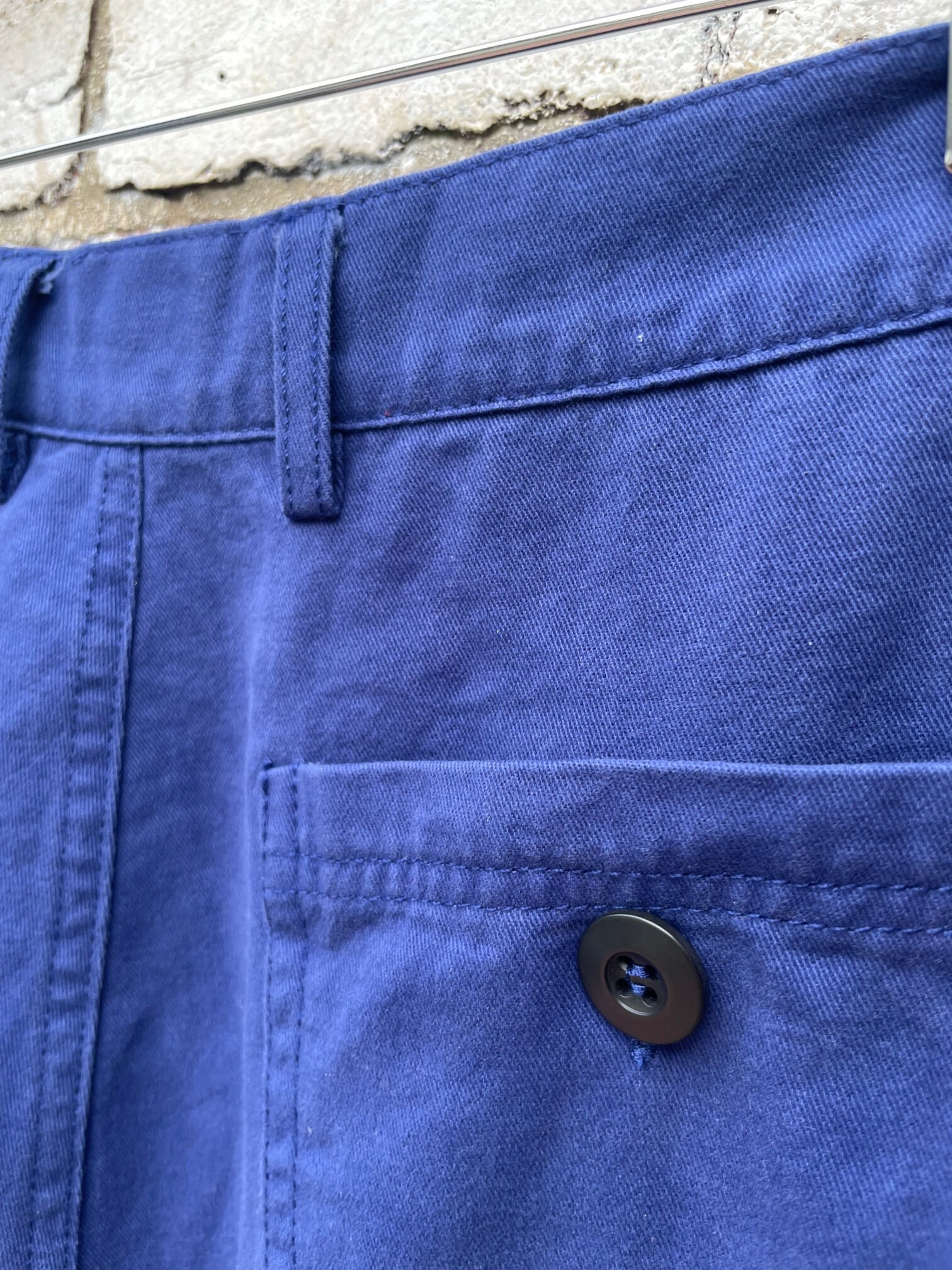 70s Dickies Mens 33x29 Faded Spell Out Wide Leg Flared Work
