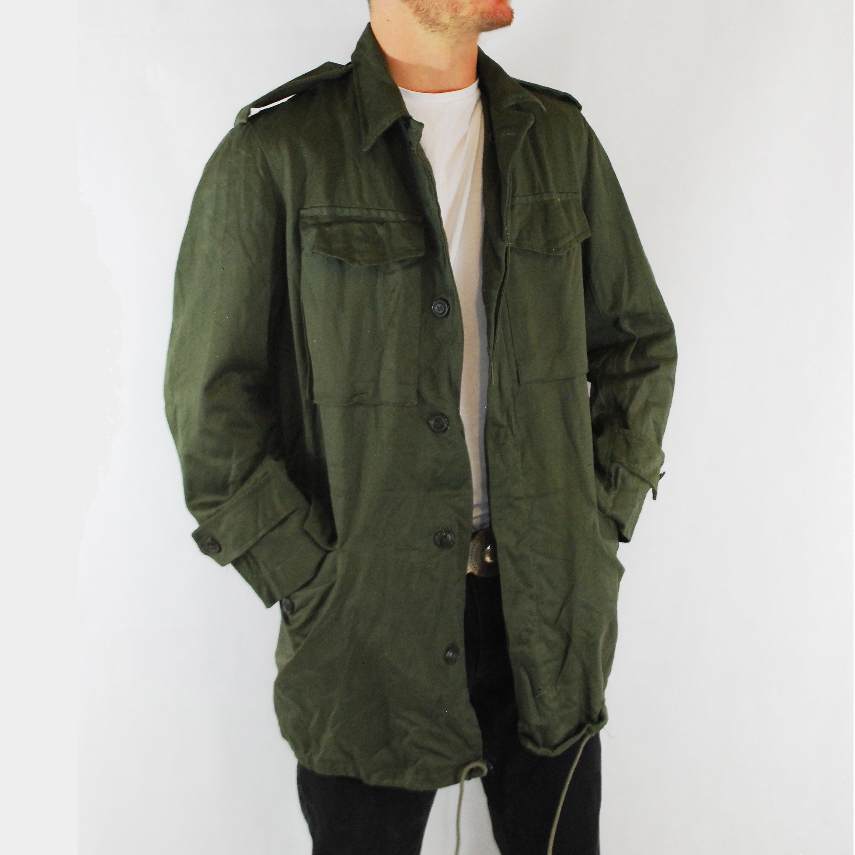 Greek M51 USA Style Army Military NATO Green Parka Jacket - Etsy