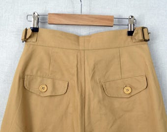 Gurkha pants britsh army リネン混　1950s Gurkha Pants British Military 1950s 7oz Army Trousers Belted