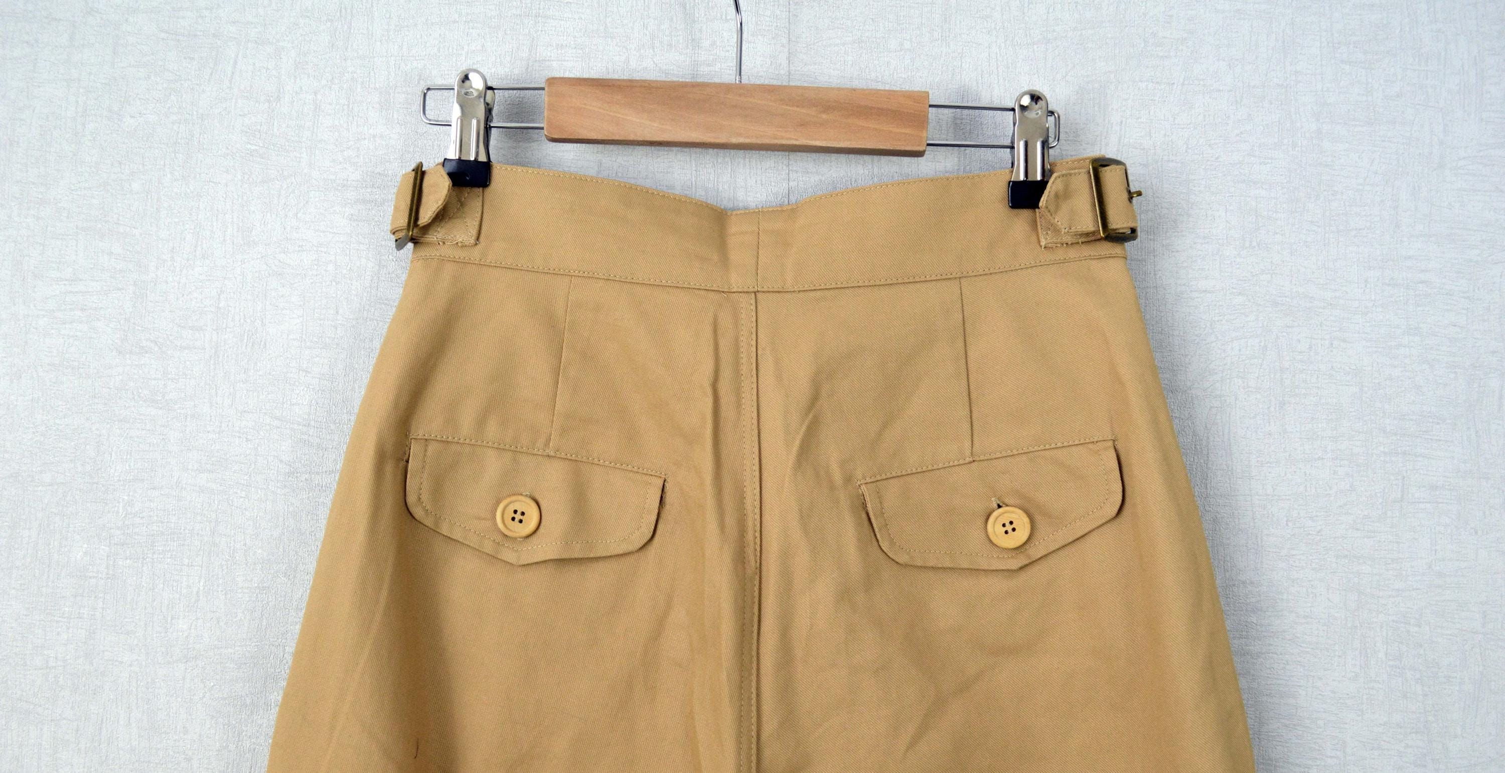 Gurkha Pants British Military 1950s 7oz Army Trousers Belted