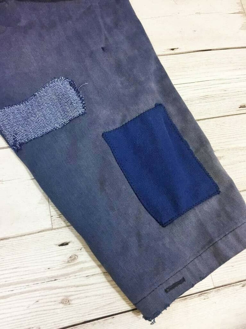 Vintage 1960s Faded Chore EU French Worker Jacket Blue  Sizes image 7