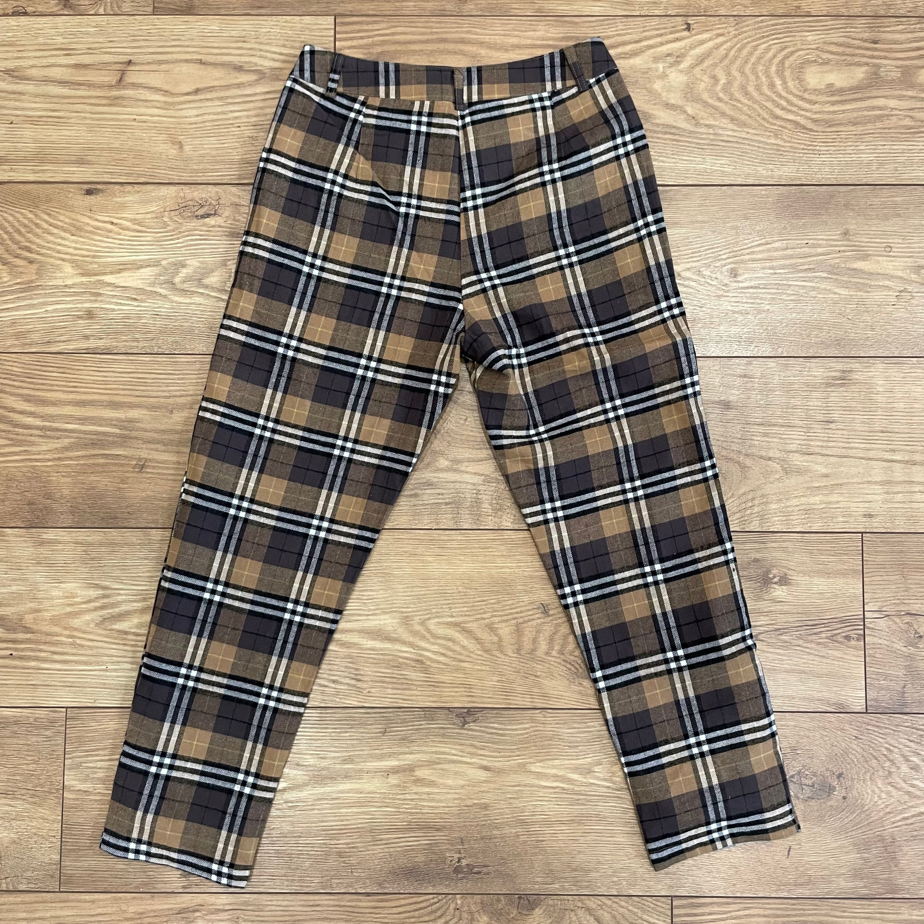 burberry cigarette pants Check Panel Cotton Jogging in Black/archive beige - Men Trousers in cotton twill woven with the Burberry Check Burberry Beige Louane Trousers Burberry