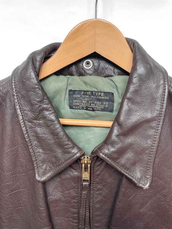お中元 お歳暮 お年賀 夏 冬 年末年始のご挨拶 ギフト 通販な Flight Pilot's Vintage Jacket- Leather Falcon Fighting F16 ジャケット・アウター