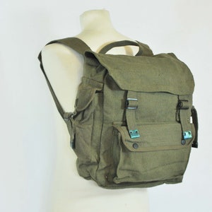 Canvas Laptop Rucksack Backpack Bag