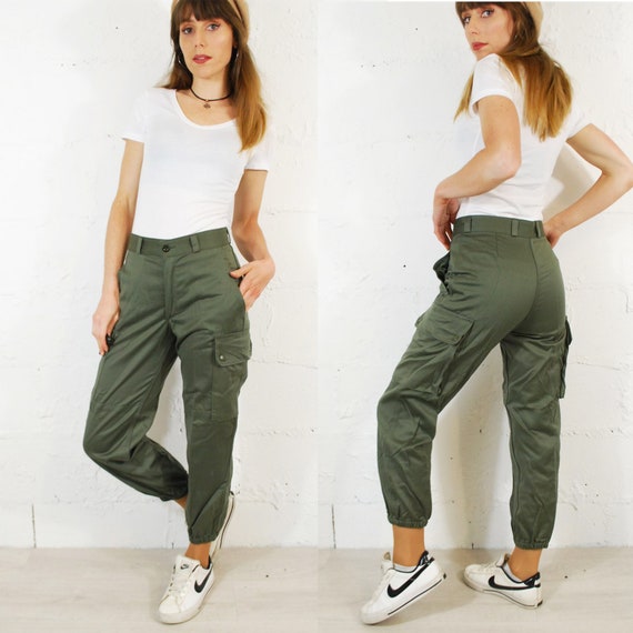 French F1 F2 Vintage Camo Pants / High Waisted Army Cargo French F1 F2 Vintage Camo Pants / High Waisted Army Cargo