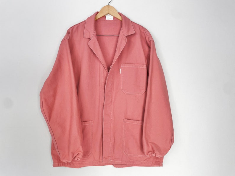 Vintage Chore Jacket Heavy Twill Thick Cotton Workwear Jacket - Etsy