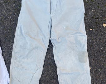 Vintage 1960s Cotton Japanese Style Army Work Chore Pants Various