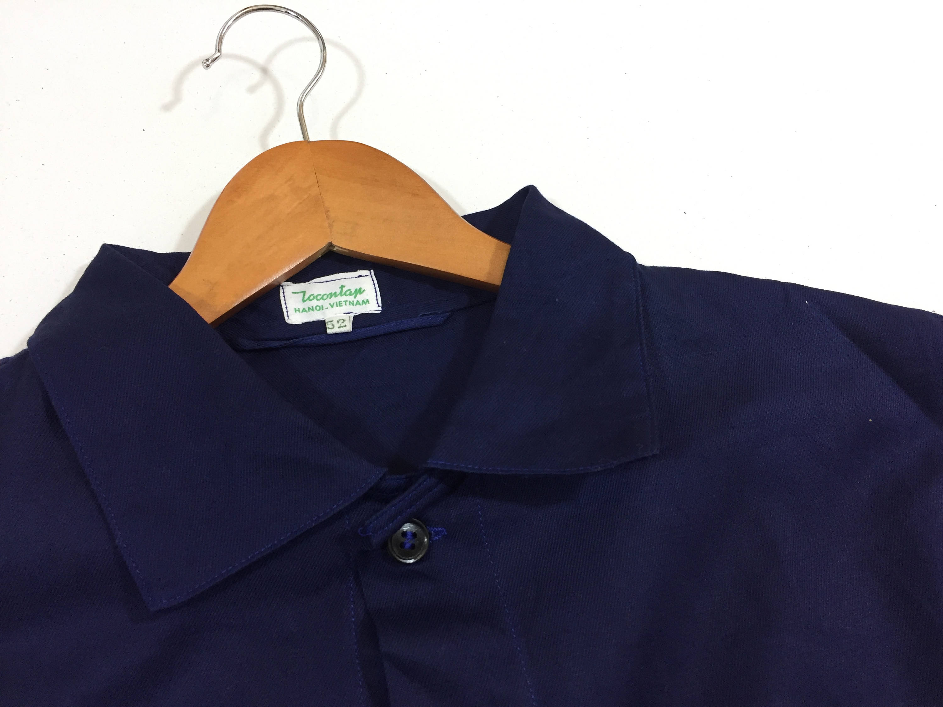 ジャケット・アウター 1950s french work jacket NAVY MILITARY NEW French Army 50/60s Blue Cotton Twill Work Chore Jacket