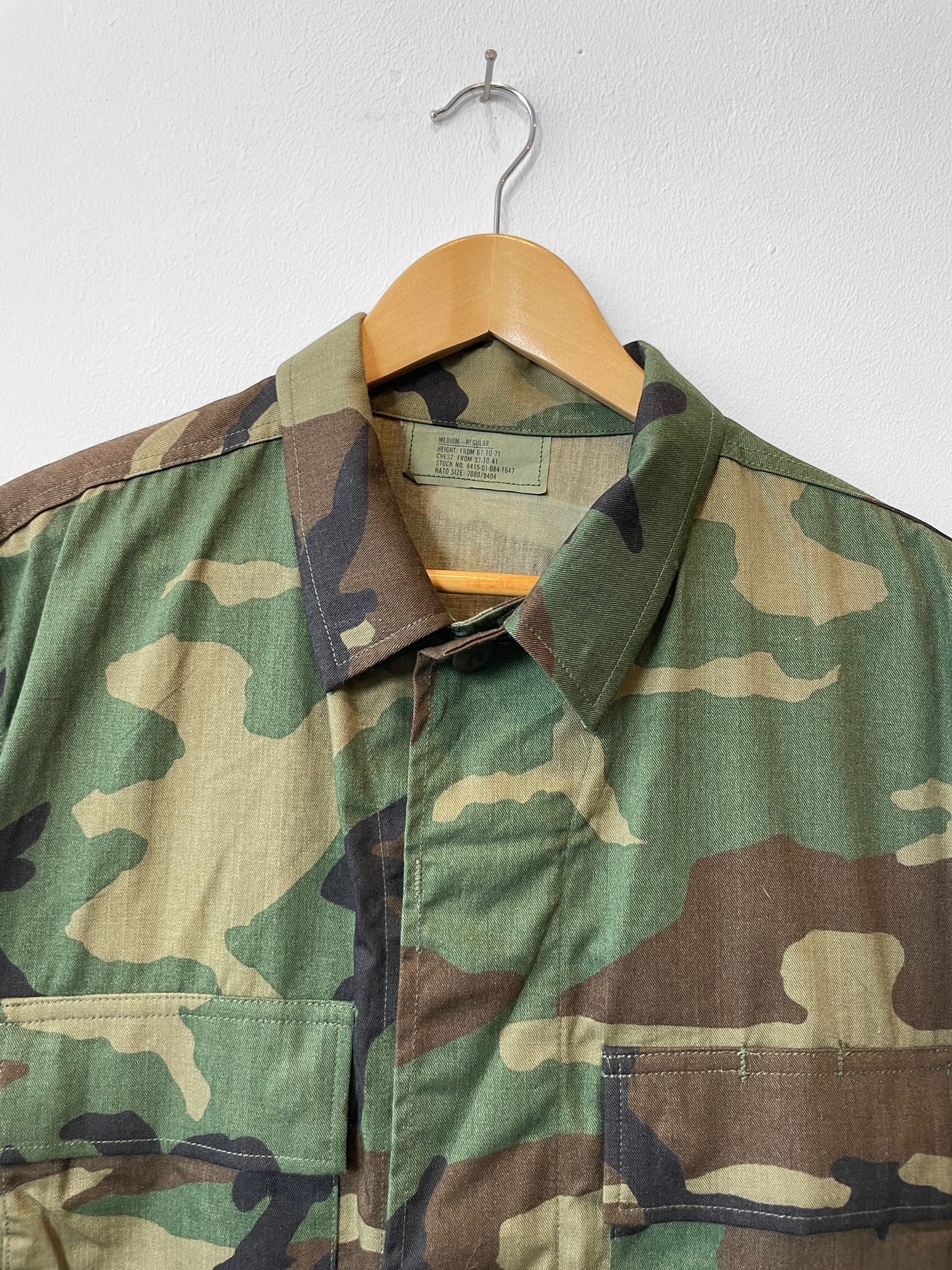 USA Vintage 90s Camo Army Shirt Jacket Grunge Khaki - S M L USA Vintage 90s Camo Army Shirt Jacket Grunge Khaki - S M L