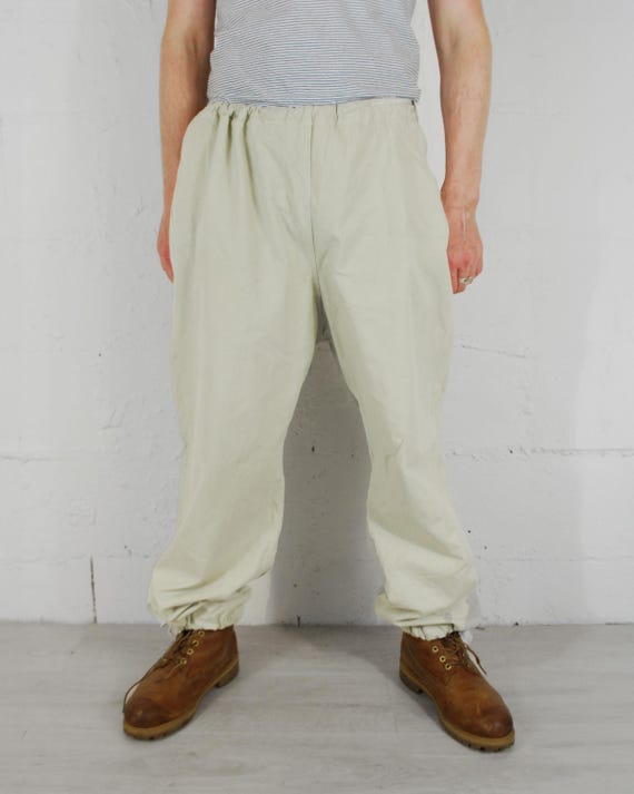 Vintage 1960s Cotton Japanese Style Army Work Chore Pants