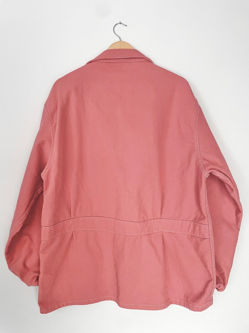 Vintage Chore Jacket Heavy Twill Thick Cotton Workwear Jacket Etsy