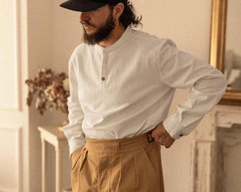 Gurkha Pants British Military 1950s 7oz Army Trousers Belted