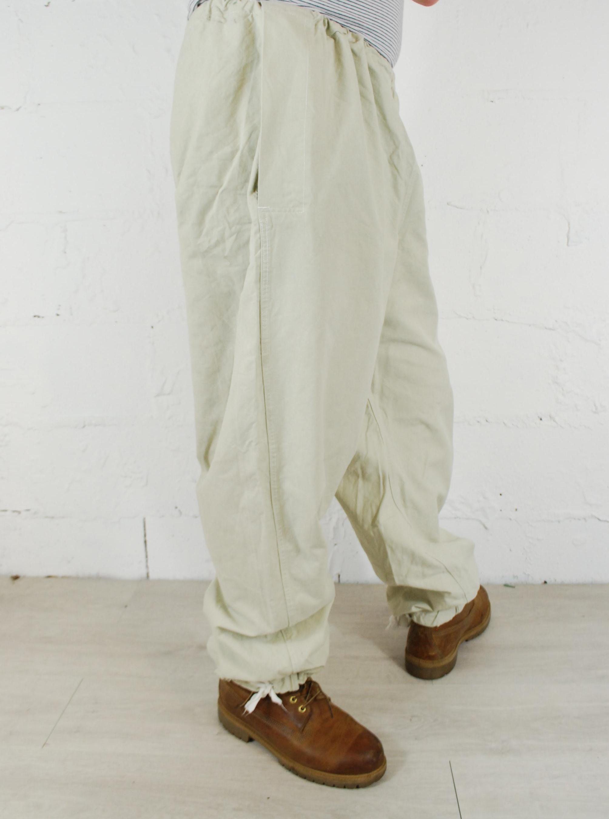 Vintage 1960s Cotton Japanese Style Army Work Chore Pants Vintage 1960s Cotton Japanese Style Army Work Chore Pants