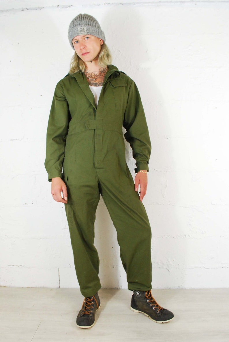 Unisex Vintage British Army Workwear Overalls / Jumpsuit / Etsy