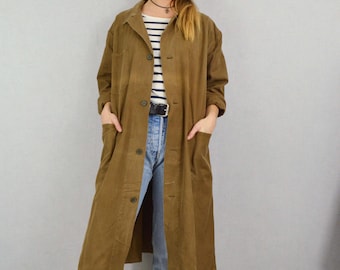 Vintage 1980s Australian Outback Collection Canvas Duster Jacket
