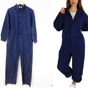 Vintage French Workwear Railroad Overalls Navy Blue - Various Sizes