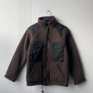 Vintage US Army Thermal &quot;Bear&quot; Fleece Jacket Zipped - Small