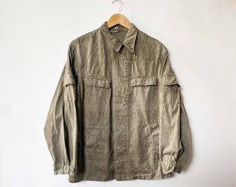 Vintage Tarn Jacken mit Regentropfenmuster - Deutsche 1960er 70er 80er Jahre - Small/Medium