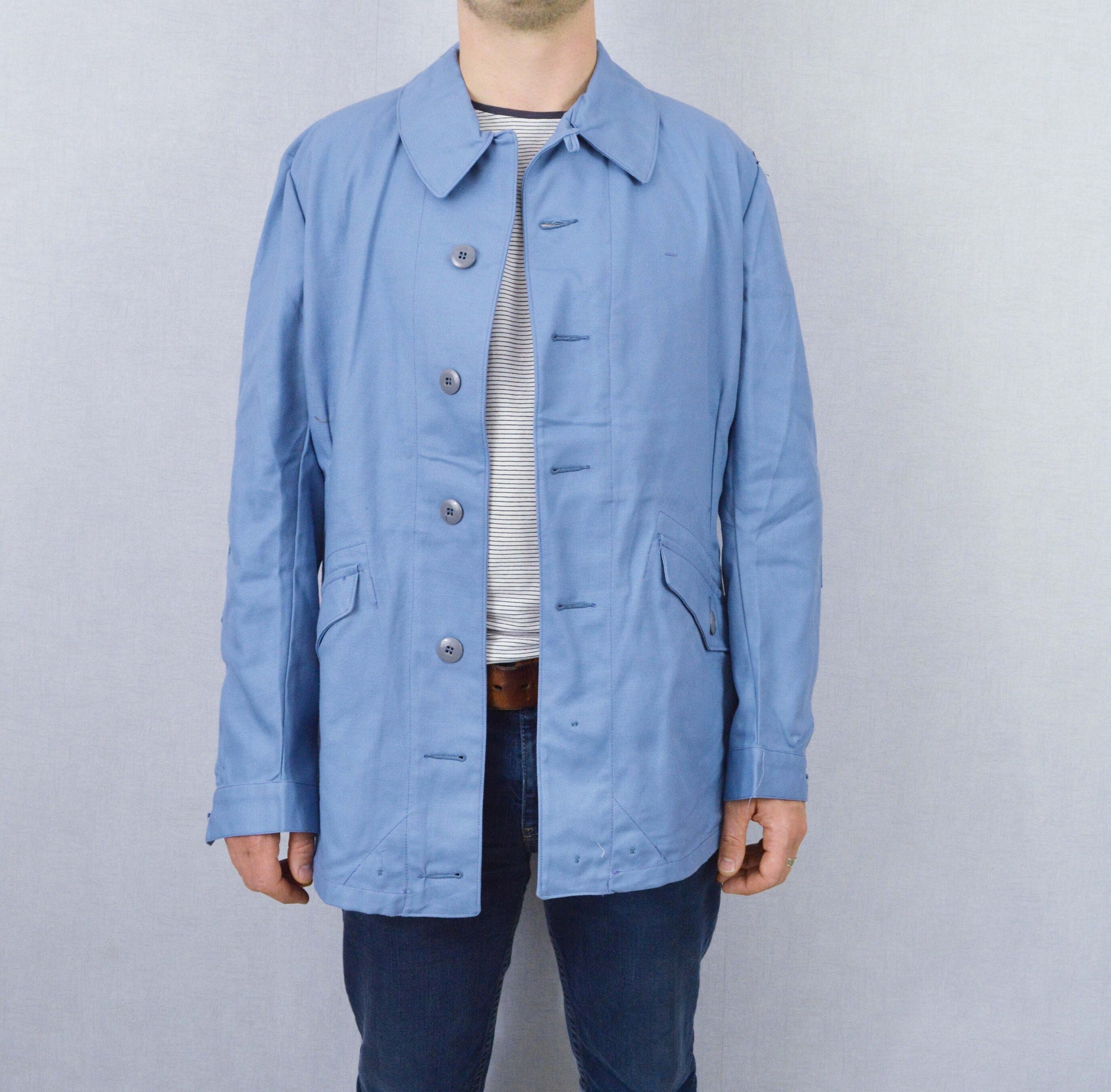 Vintage Swedish Military Combat Jacket Army Chalk Blue - Etsy