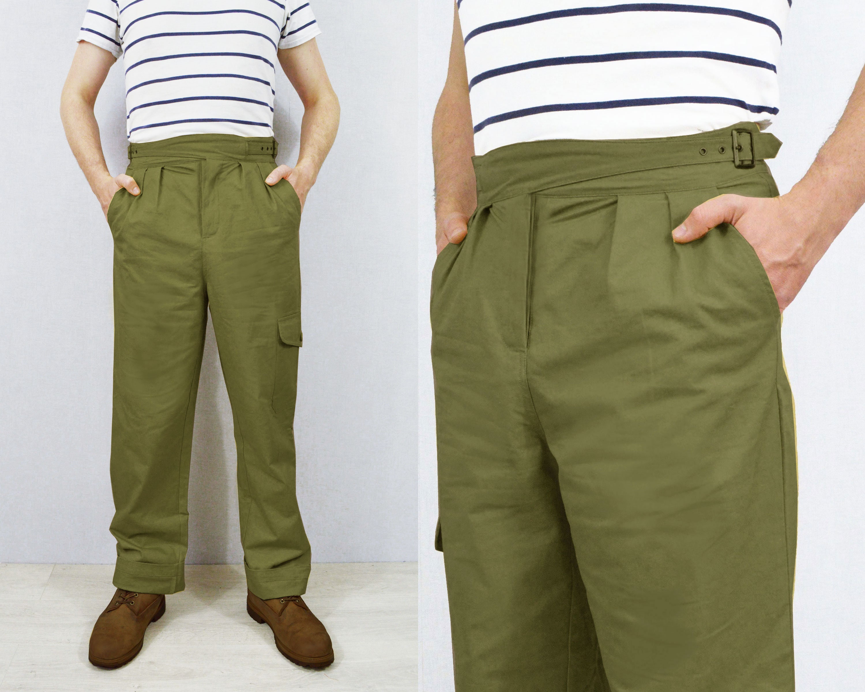 【美品、実物】British Army utility pants カーキ