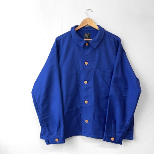 ジャケット・アウター 1950s french work jacket NAVY MILITARY 1950s Navy French Workwear Jacket - Made in England- Navy Blue