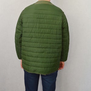 Military Quilted Padded Parka Jacket Liners Greek Green - Etsy