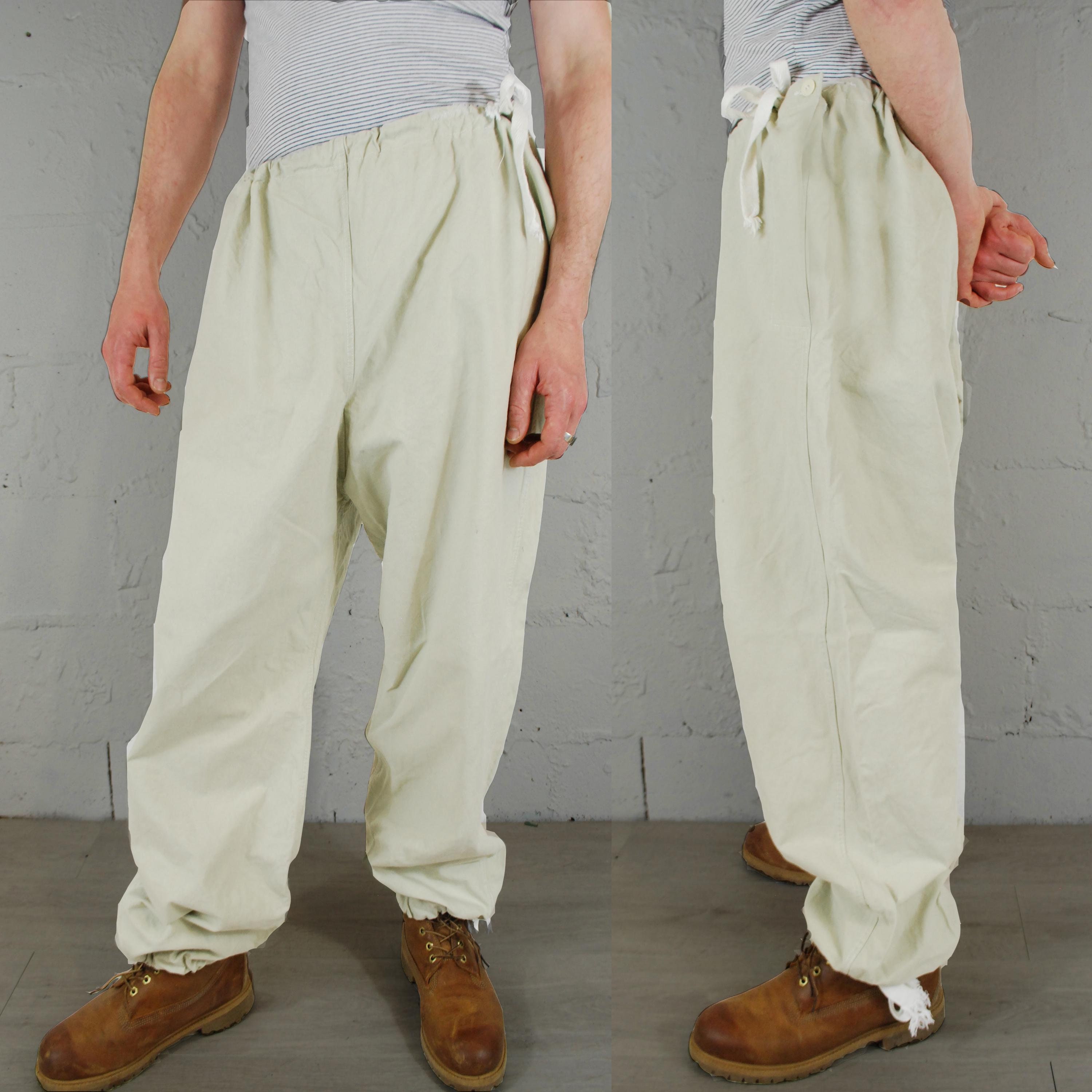 Vintage 1960s Cotton Japanese Style Army Work Chore Pants Vintage 1960s Cotton Japanese Style Army Work Chore Pants
