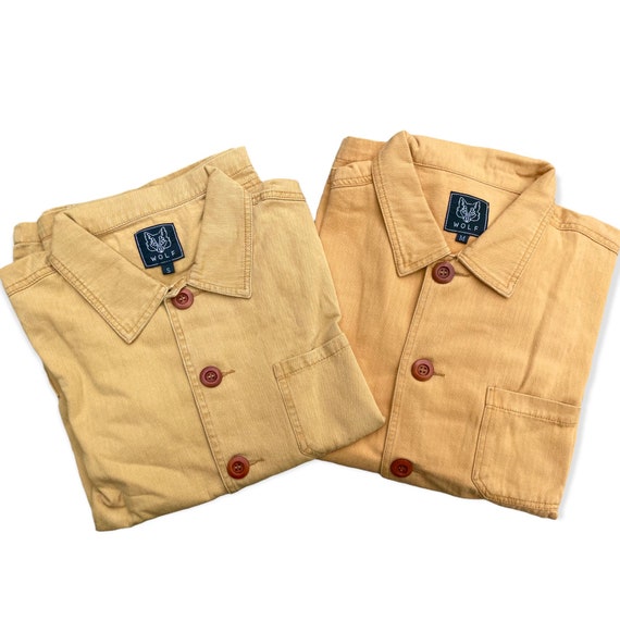 Washed Camel 60s Style French Herringbone Cotton Twill Canvas