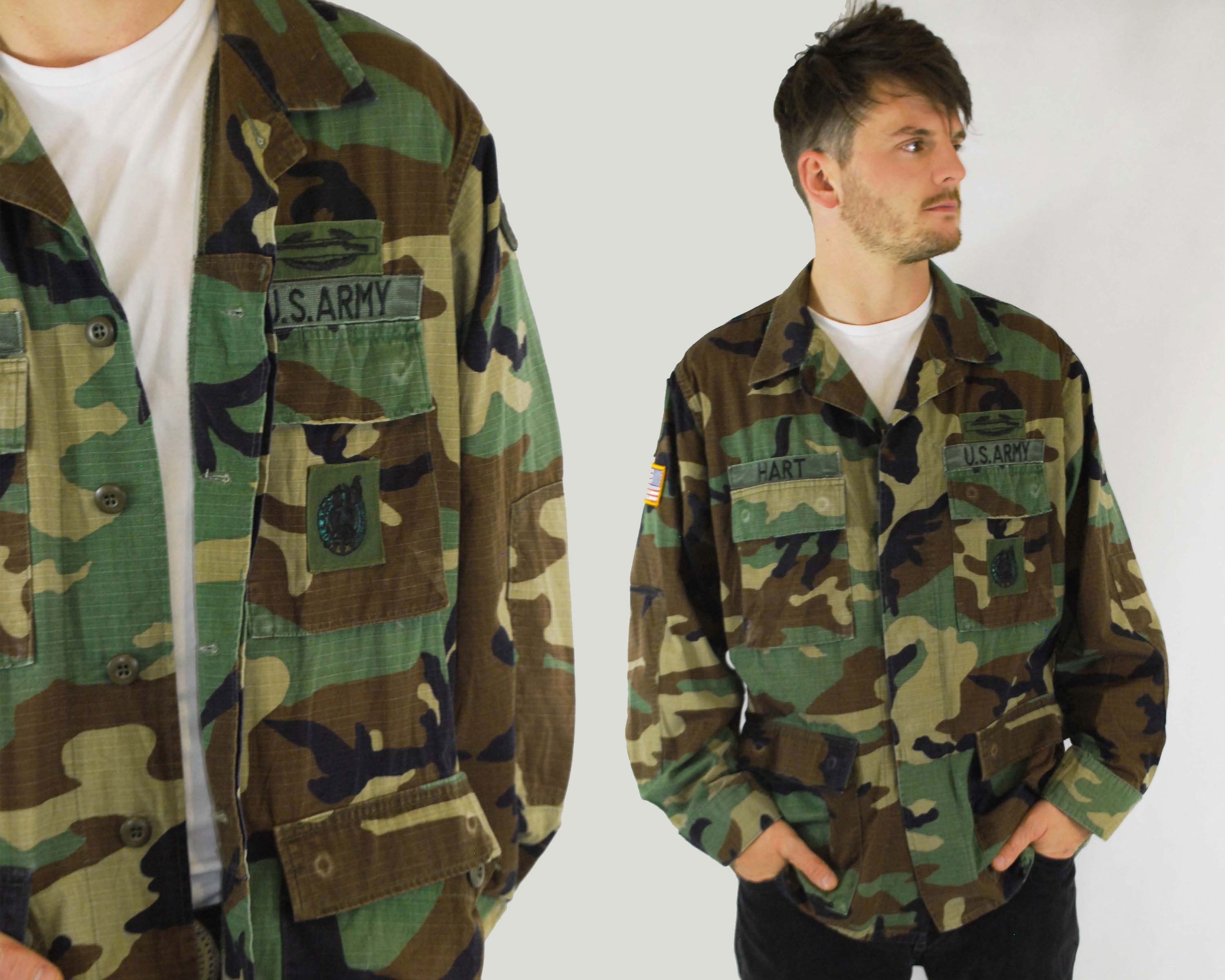 USA Vintage 90s Camo Army Shirt Jacket Grunge Khaki S M L - Etsy USA Vintage 90s Camo Army Shirt Jacket Grunge Khaki S M L - Etsy