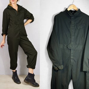 Unisex British Army Coveralls Workwear / Overalls / Jumpsuit / Boilersuit Green