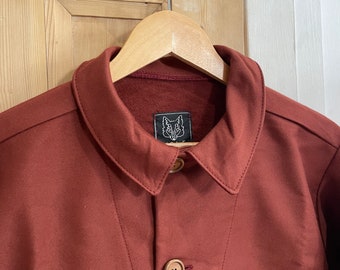 Made in England Moleskin 100% Cotton Chore French Workwear Jacket