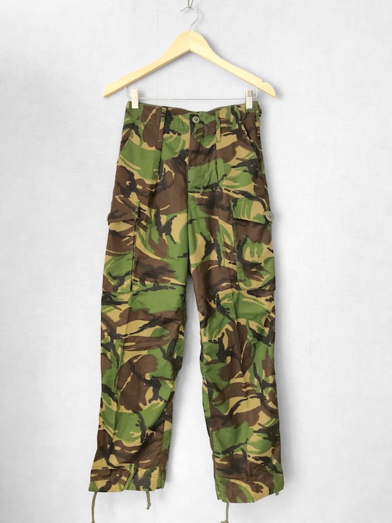 British Army Camo Pants - Khaki Green Cargo Combat Trousers British Army Camo Pants - Khaki Green Cargo Combat Trousers