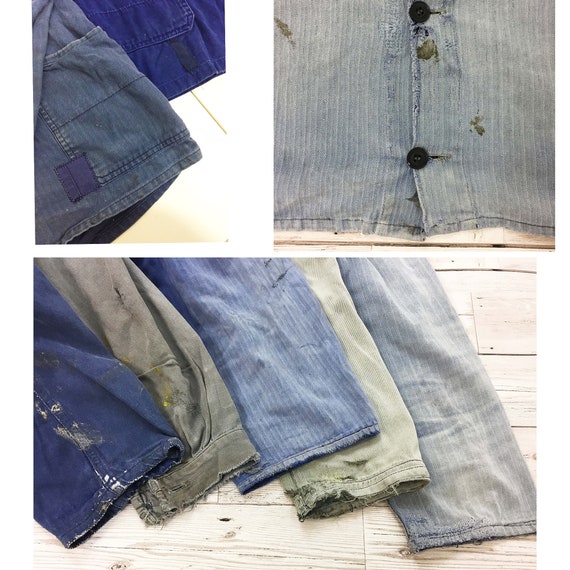 Wholesale Job Lot 10 x Vintage French Work Jacket… - image 5