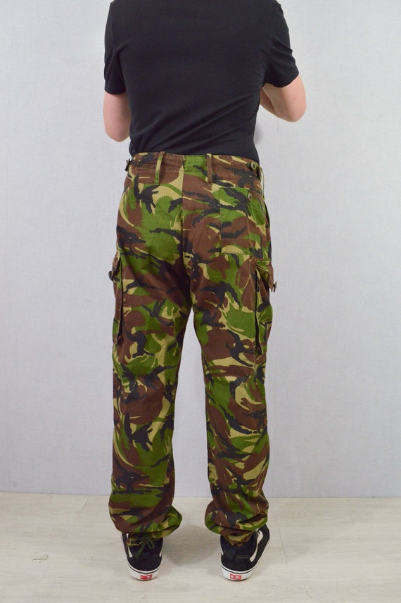 British Army Camo Pants Khaki Green Cargo Combat Trousers - Etsy