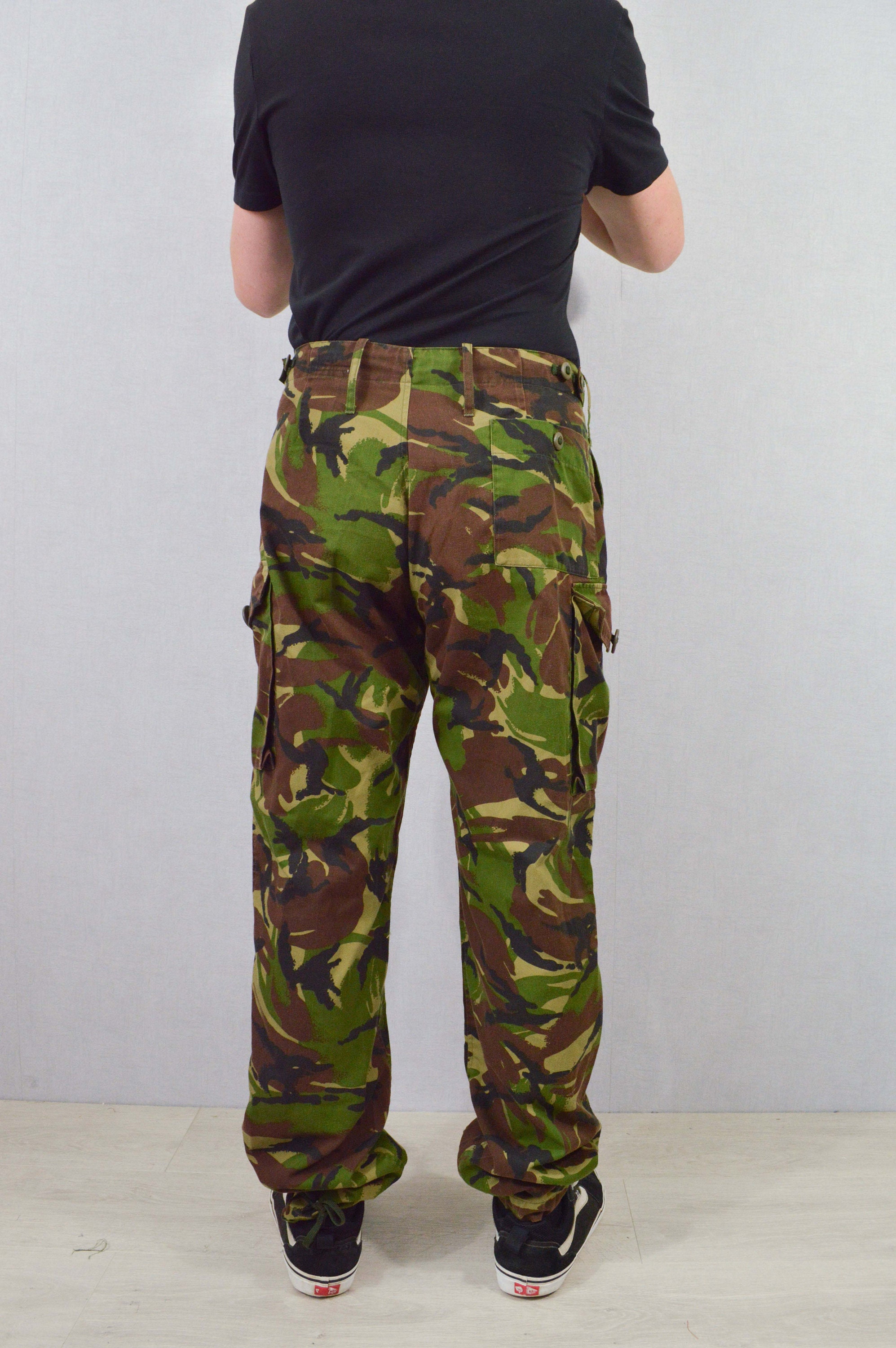 Camouflagebroek van het Britse leger Kakigroene - Etsy België