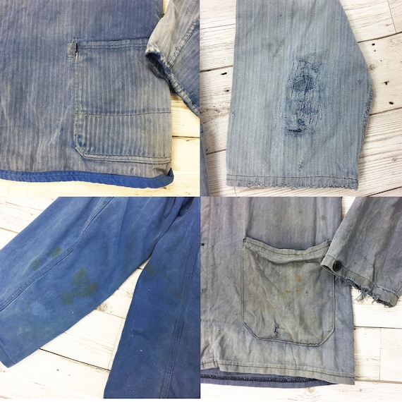 Wholesale Job Lot 10 x Vintage French Work Jacket… - image 4