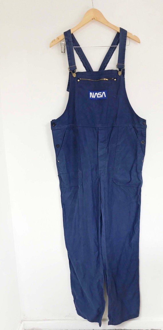 Vintage Moleskin Dungarees NASA Badge Reworked Siz
