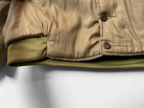 Vintage Cotton Quilted Liner Vietnamese - Militar… - image 6