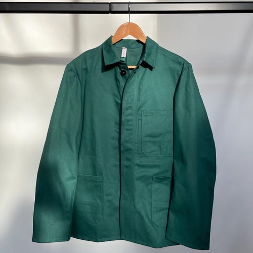 Vintage French Chore Worker Work Jackets Coat Green - All Sizes - Etsy
