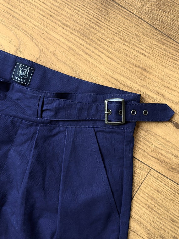 Gurkha Pants British Military 1950s 7oz Army Trousers Belted