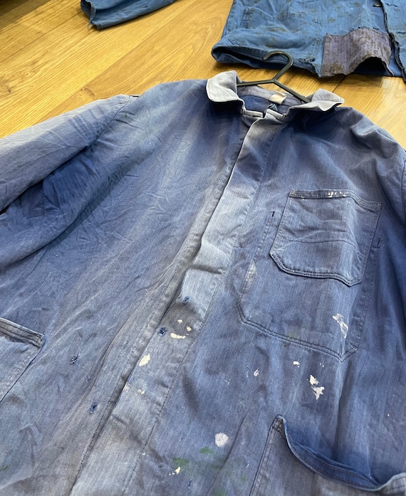 Wholesale Job Lot 10 x Vintage French Work Jacket… - image 3